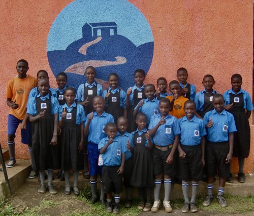 pupils helped to go to school by uphill donors in 2024