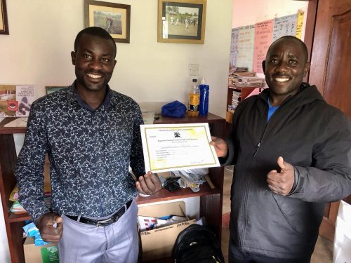 uphill school leaders with registration certificate